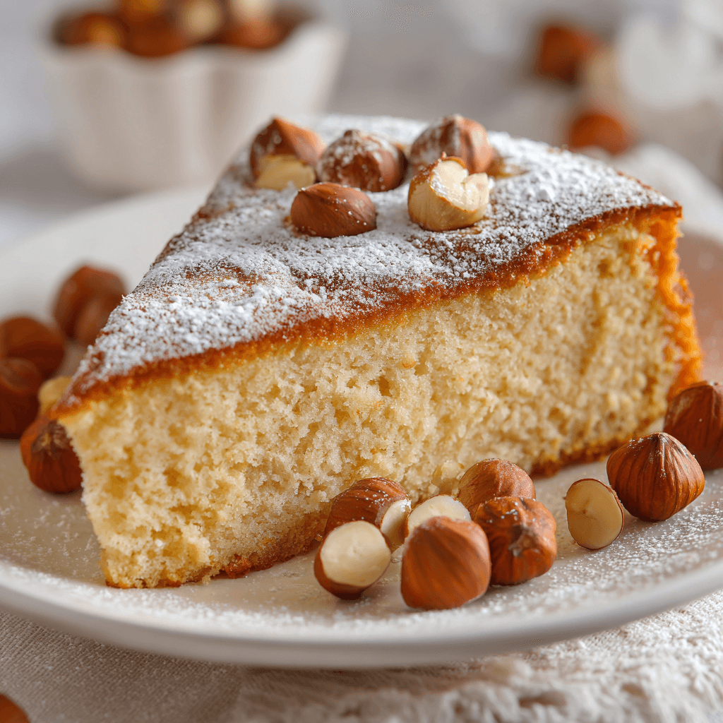 GÂTEAU LÉGER AUX NOISETTES (3 INGRÉDIENTS) : une recette délicieuse à découvrir !