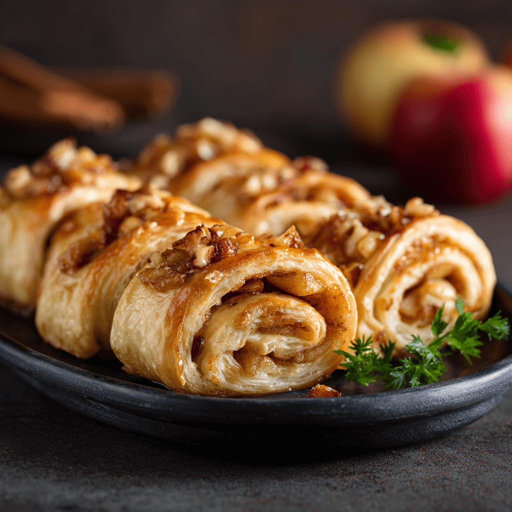 Roulés Feuilletés aux Pommes : Découvrez cette recette délicieuse!