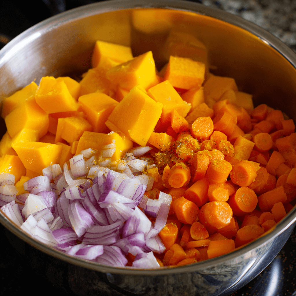 Velouté de courge butternut et carottes : un délice réconfortant !