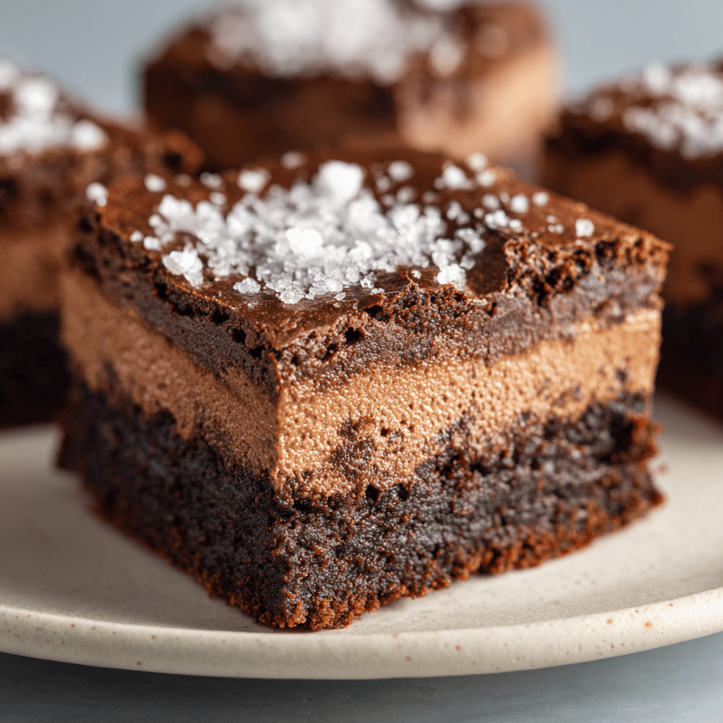 Brownies à la mousse au chocolat : un délice irrésistible !