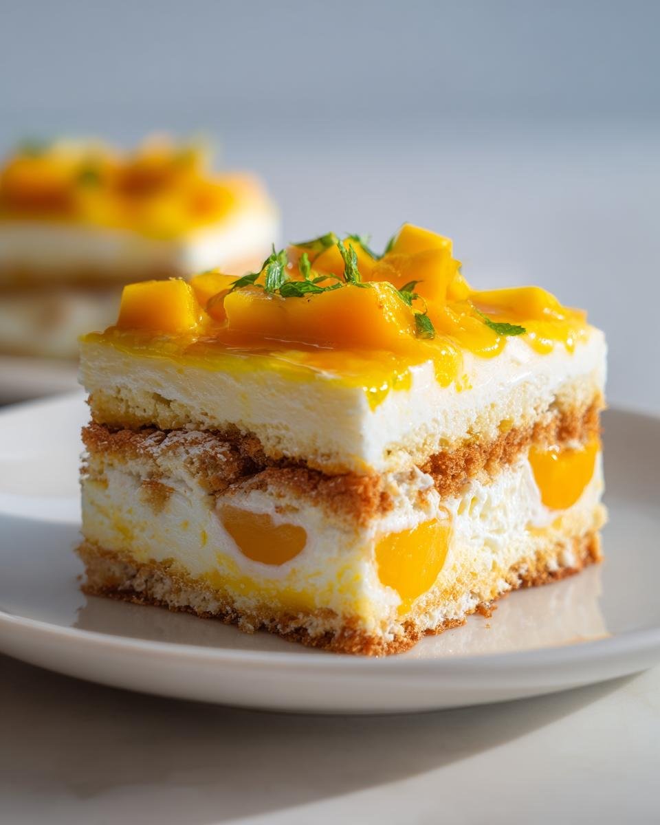 Bûche Mangue – Passion – Coco, Dessert Exotique & Facile pour Fête - detail 1