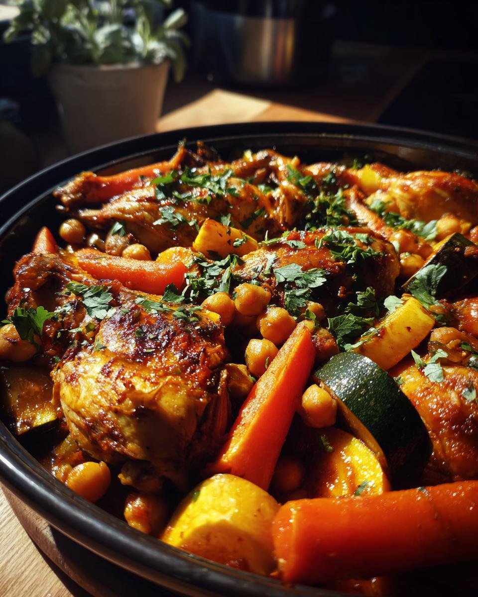 Découvrez le Tajine de Poulet aux Légumes Authentique - detail 1