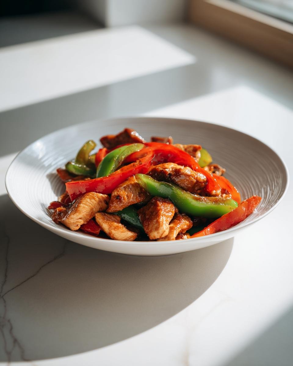 Dîner Sain: Dinde au Paprika et Poivrons - detail 1