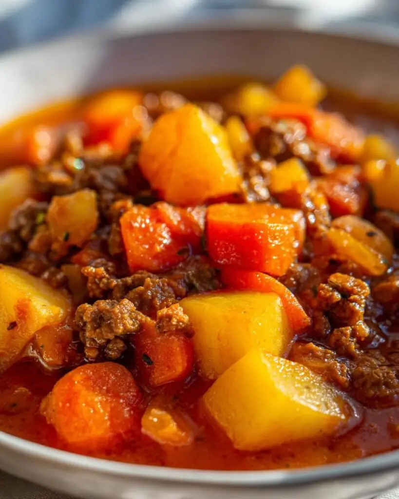 Ragoût du Pauvre Mijoteuse : Le Plat Réconfortant Facile pour Toute la Famille