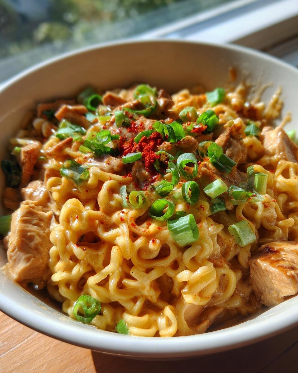 Ramen épicé au poulet et sauce crémeuse à l'ail - detail 1