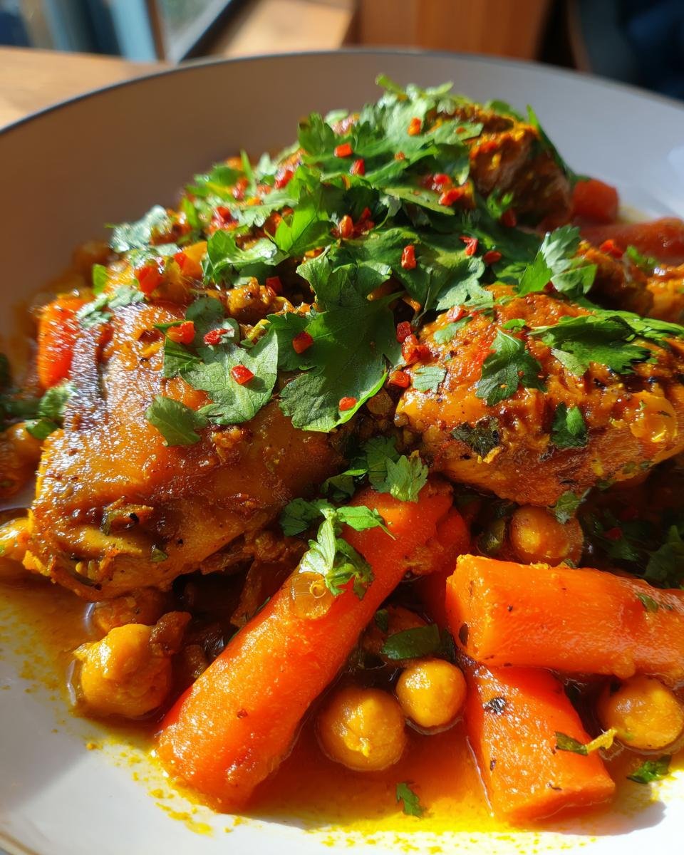Tajine de Poulet aux Épices: Un Voyage Culinaire - detail 1