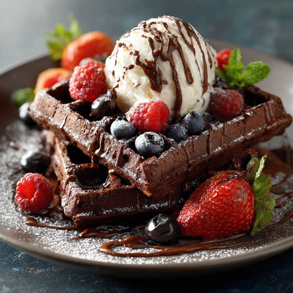 Gaufres-brownies : découvrez cette délicieuse recette !