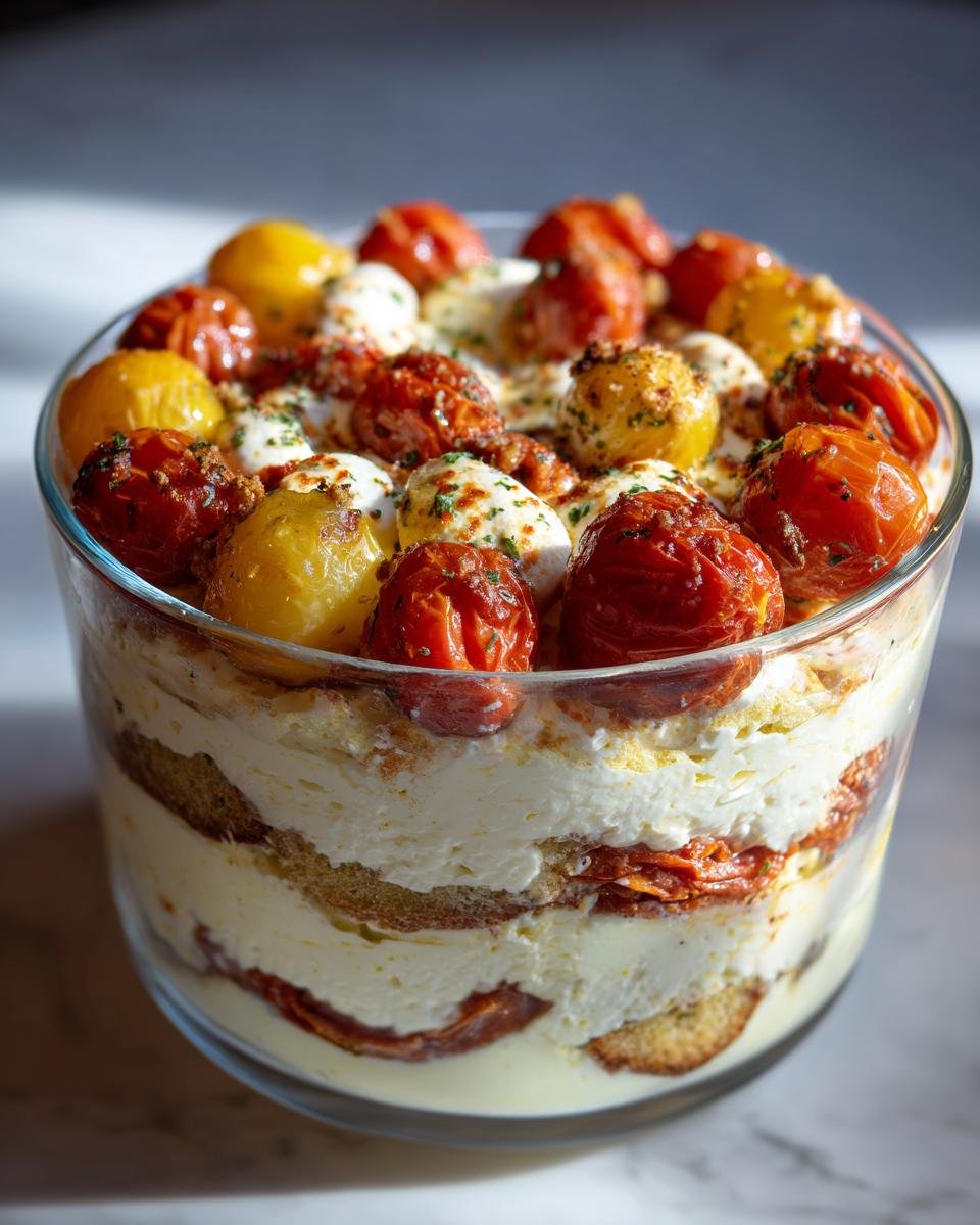 Apéritif Sans Cuisson Qui Épate Avec Tiramisu Salé Mozza - detail 1