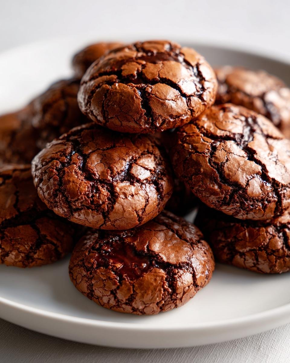 BISCUITS CRAQUELÉS AU CHOCOLAT - detail 1