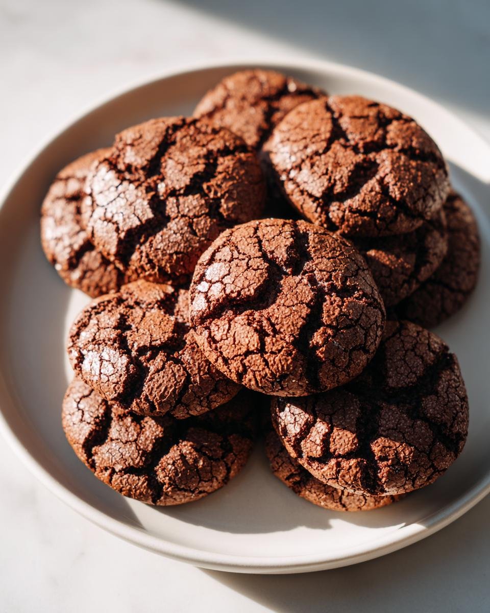 BISCUITS CRAQUELÉS AU CHOCOLAT - detail 2