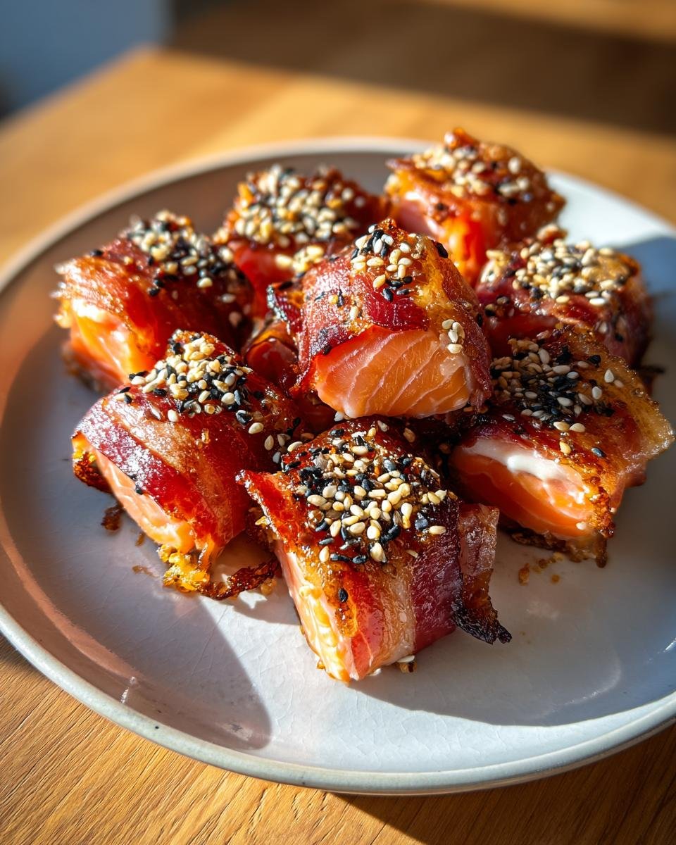 BOUCHÉES DE SAUMON TERIYAKI ET PROSCIUTTO - detail 1