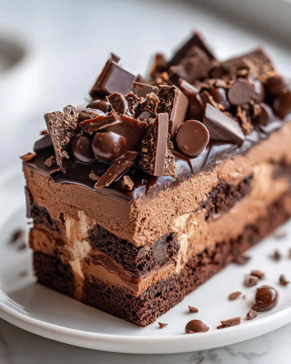 Bûche croustillante au chocolat et café - detail 1