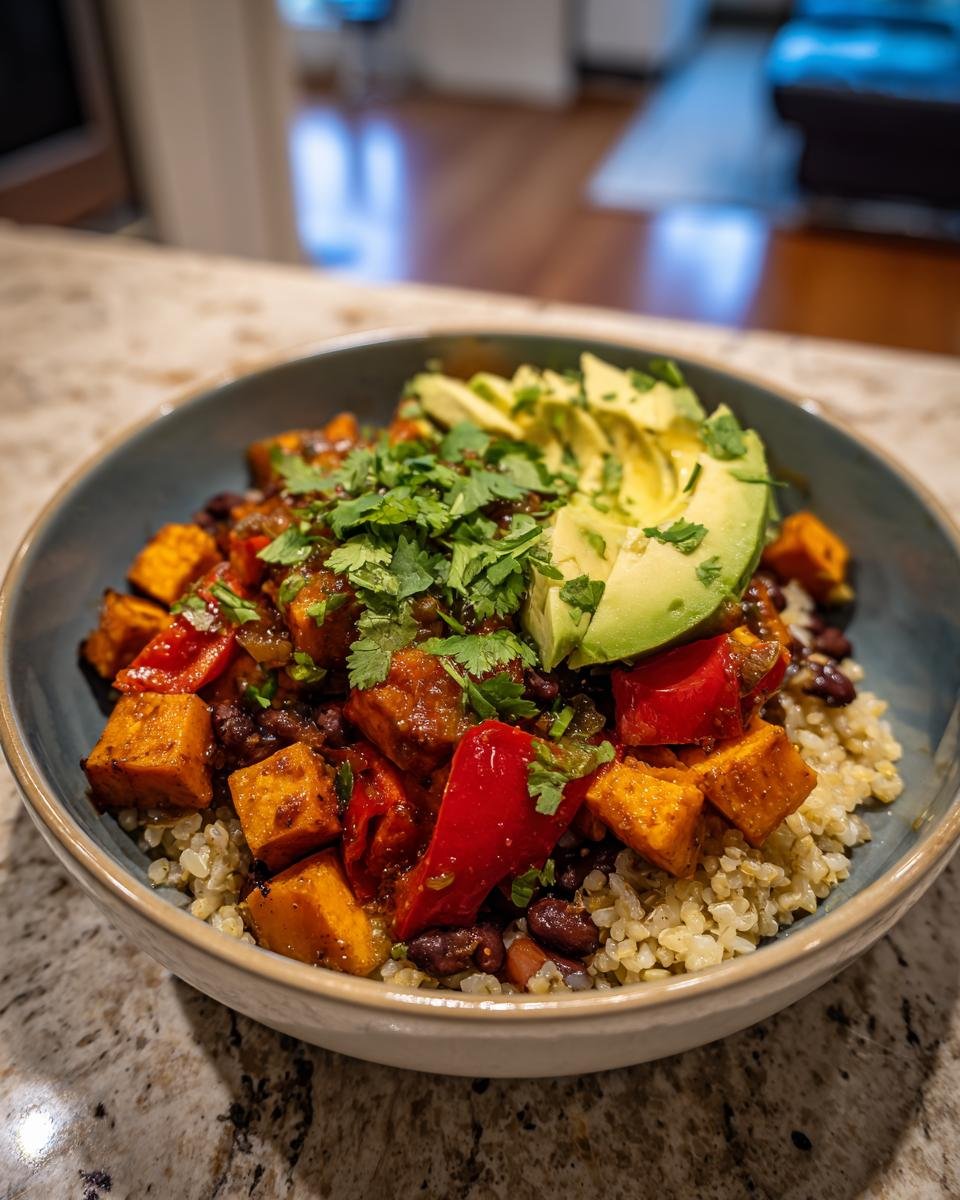 Bols de burrito à la patate douce et aux haricots noirs - detail 1