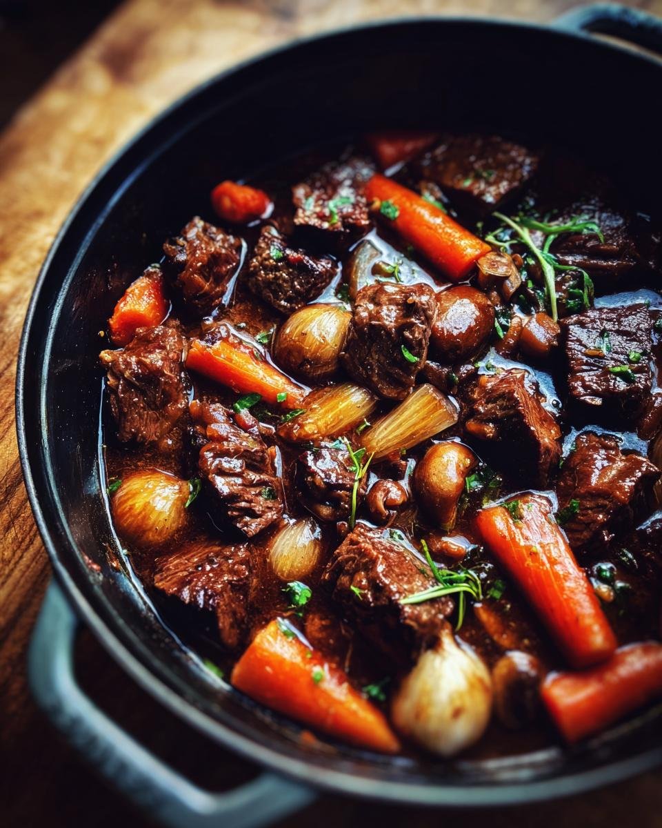 Bœuf bourguignon - detail 1