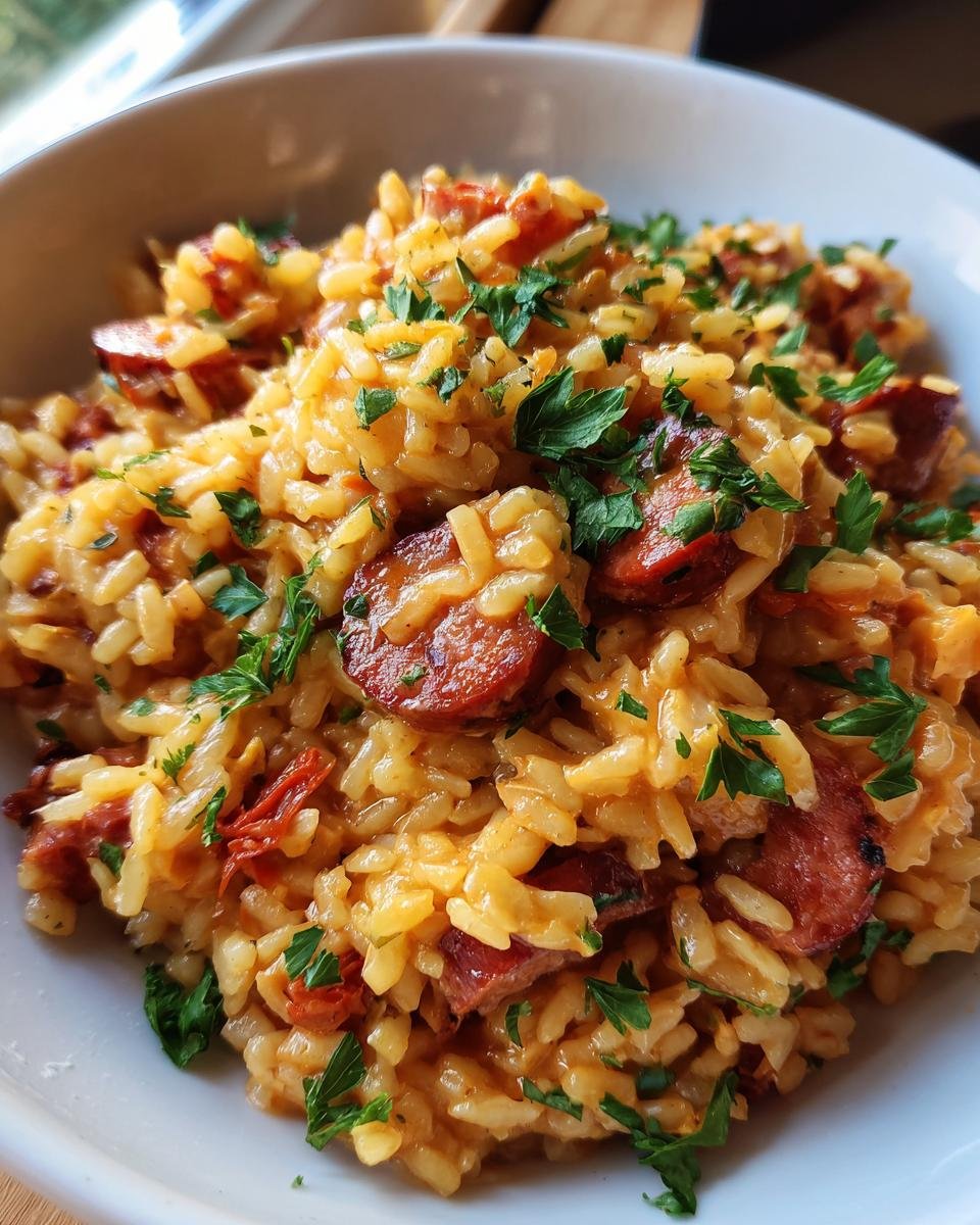 Comment Faire un Risotto au Chorizo Grillé Si Crémeux - detail 2