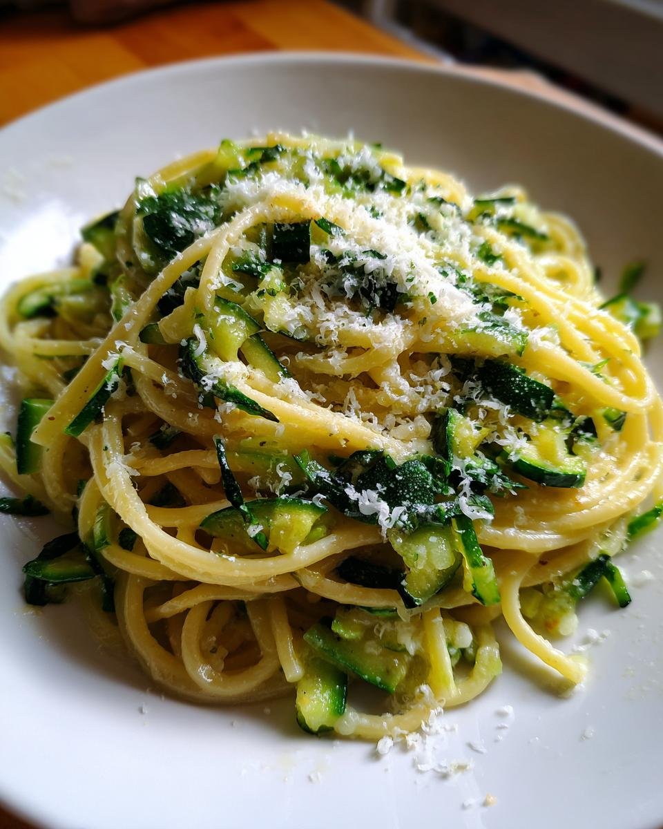 Comment Préparer Spaghetti Crème Courgette Savoureux Facilement - detail 2