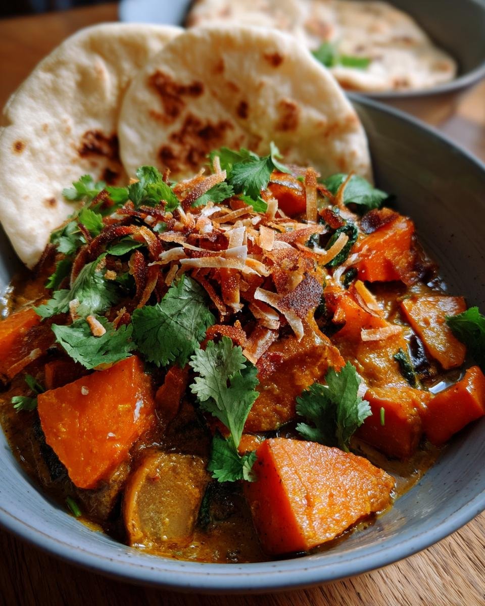 Curry de courge rôtie au tamarin et lait de coco - detail 1