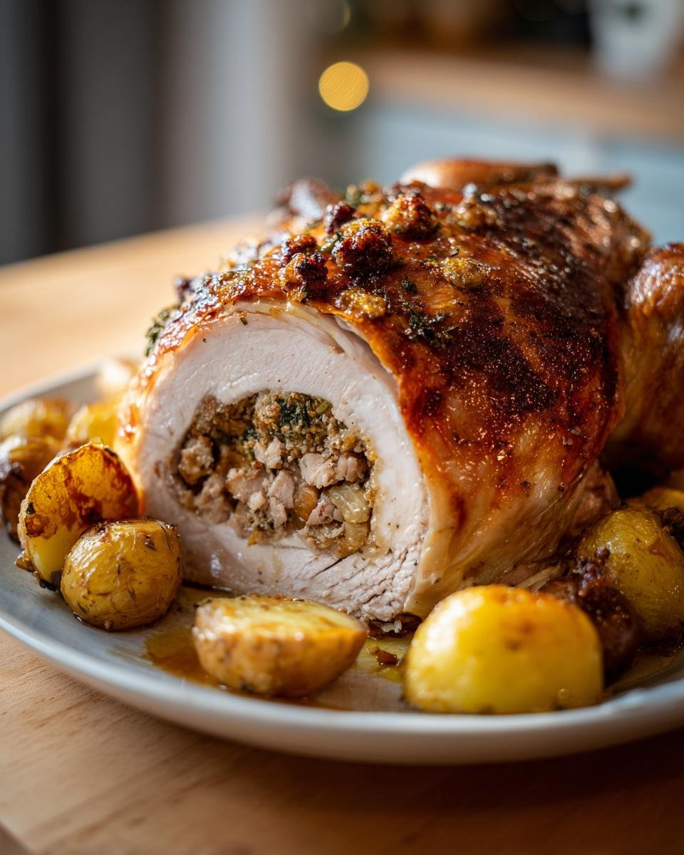 Dinde farcie aux marrons - detail 1