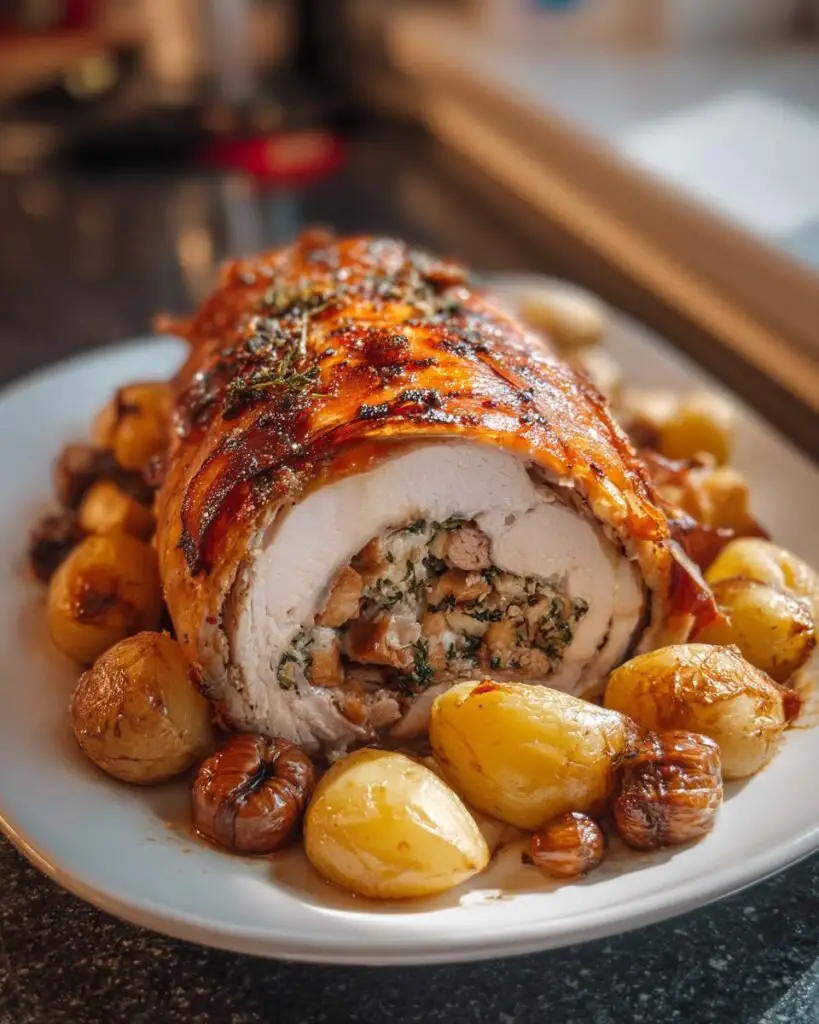 Dinde farcie aux marrons