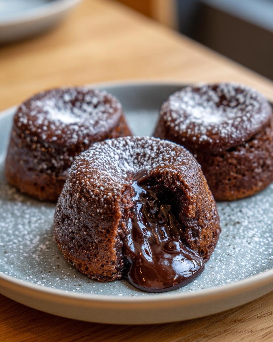 Fondants au chocolat cœur coulant faciles et rapides - detail 2