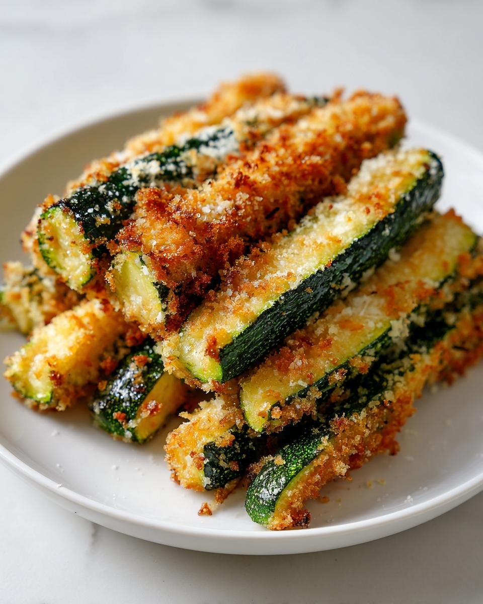 Frites De Courgettes Parmesan Ultra Savoureuses Sans Culpabilité - detail 1