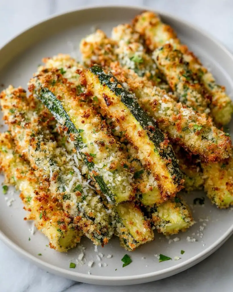 Frites De Courgettes Parmesan Ultra Savoureuses Sans Culpabilité
