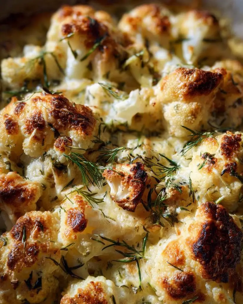 Gratin de chou-fleur et cabillaud aux fines herbes