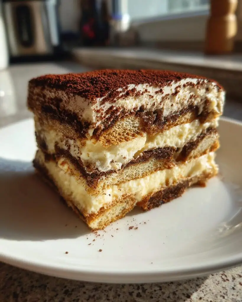 Gâteau de petits-beurres au café