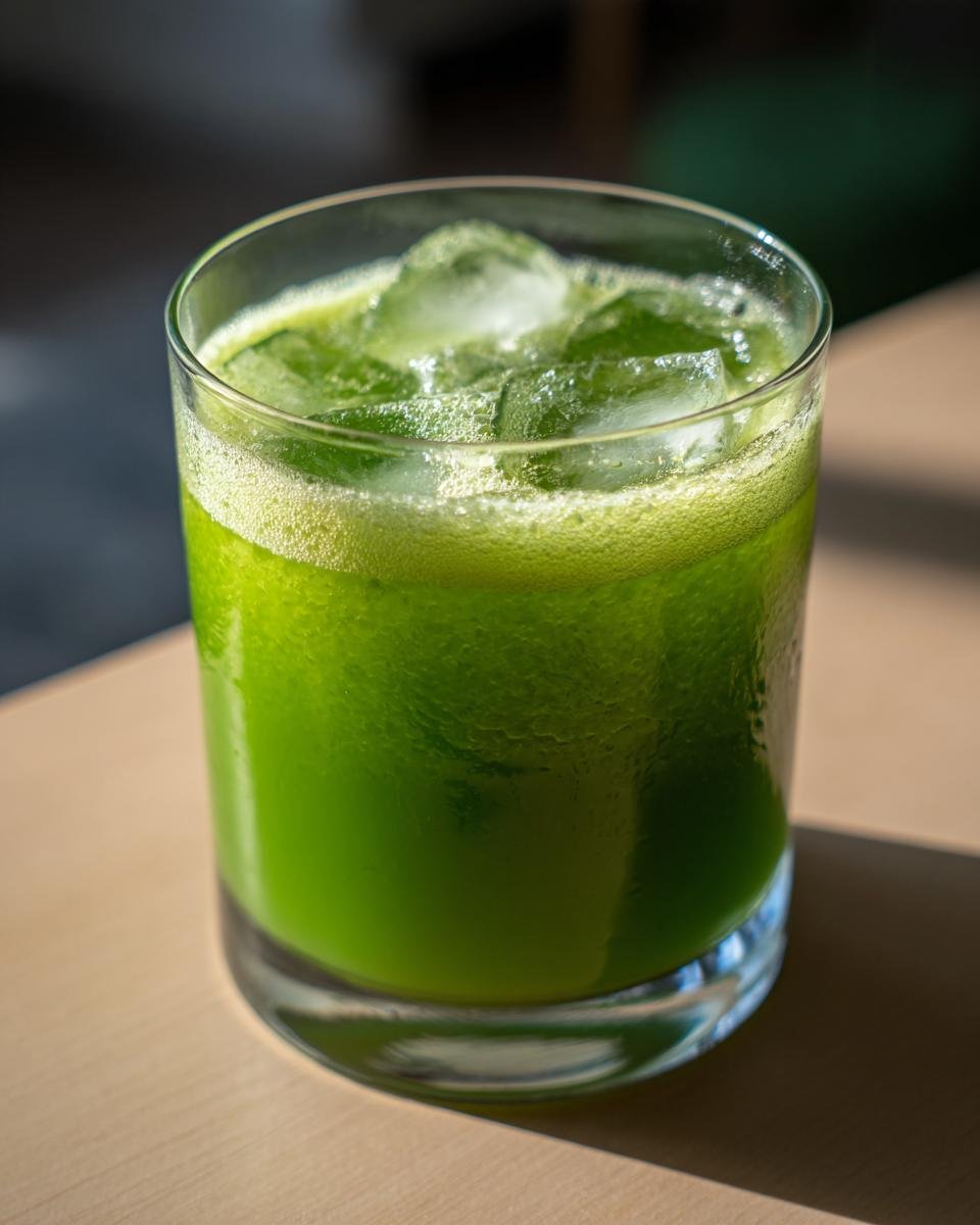 Jus vert détox sans extracteur - detail 1