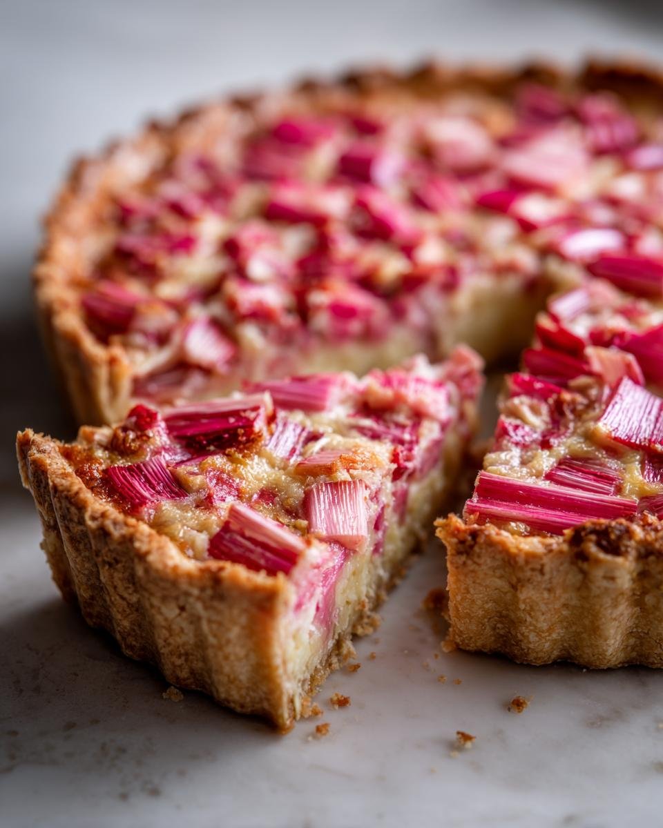 La Meilleure Tarte Vanillée Rhubarbe Pour Un Plaisir Authentique - detail 1