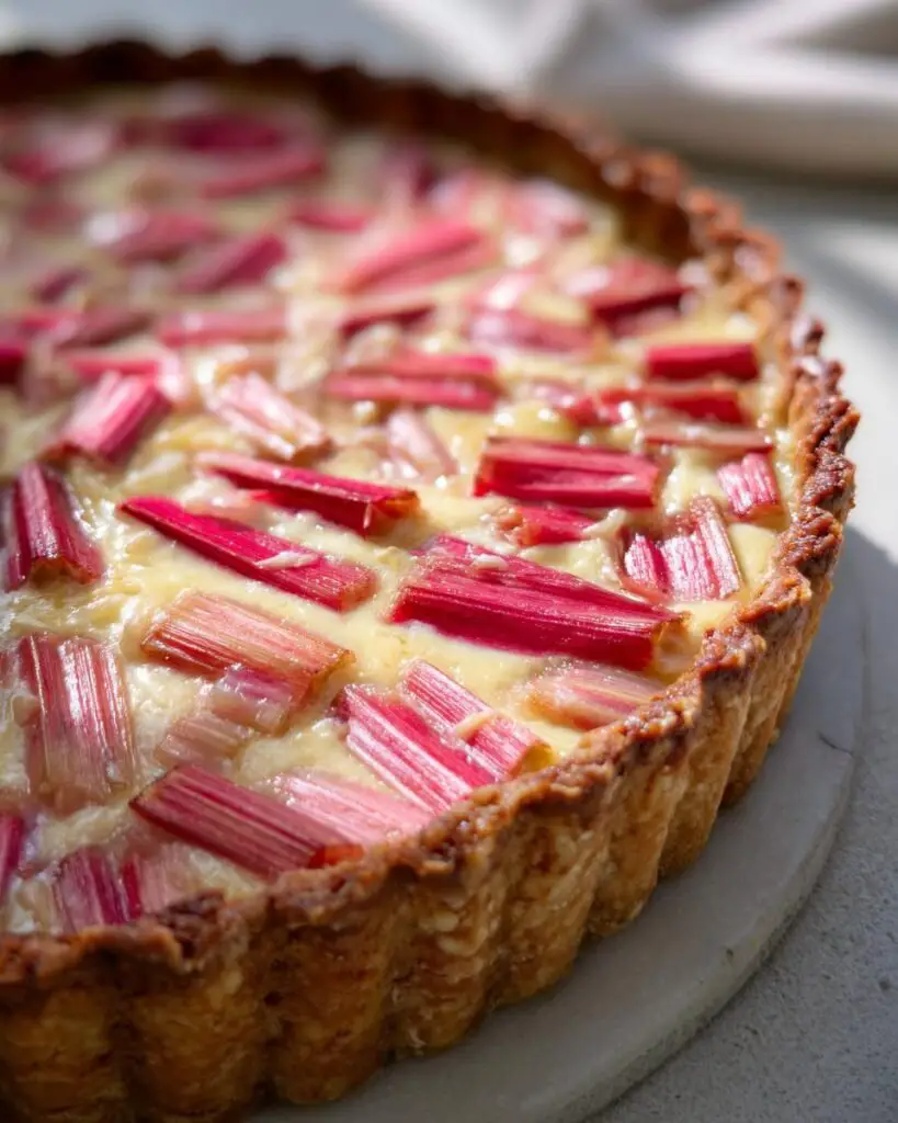 La Meilleure Tarte Vanillée Rhubarbe Pour Un Plaisir Authentique