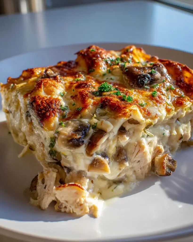Lasagnes blanches au poulet