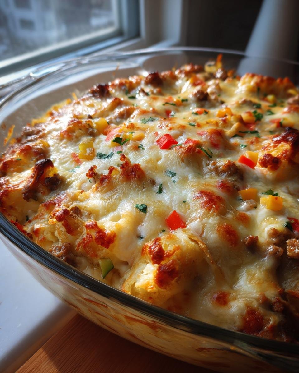 Le gratin de chou fleur sur viande hachee - detail 1