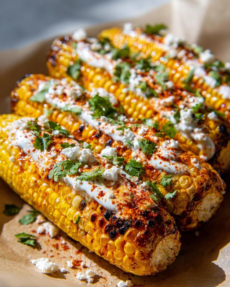 Maïs grillé mexicain (Elote) - detail 1