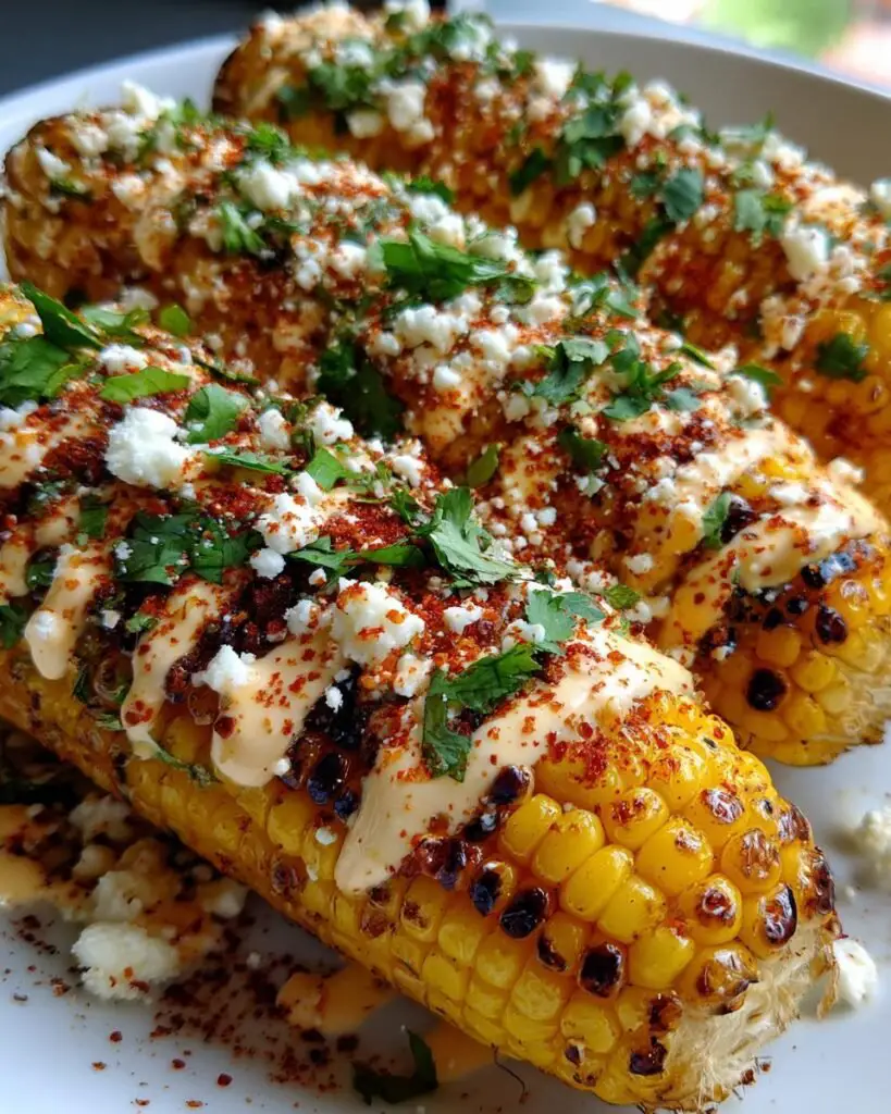 Maïs grillé mexicain (Elote)