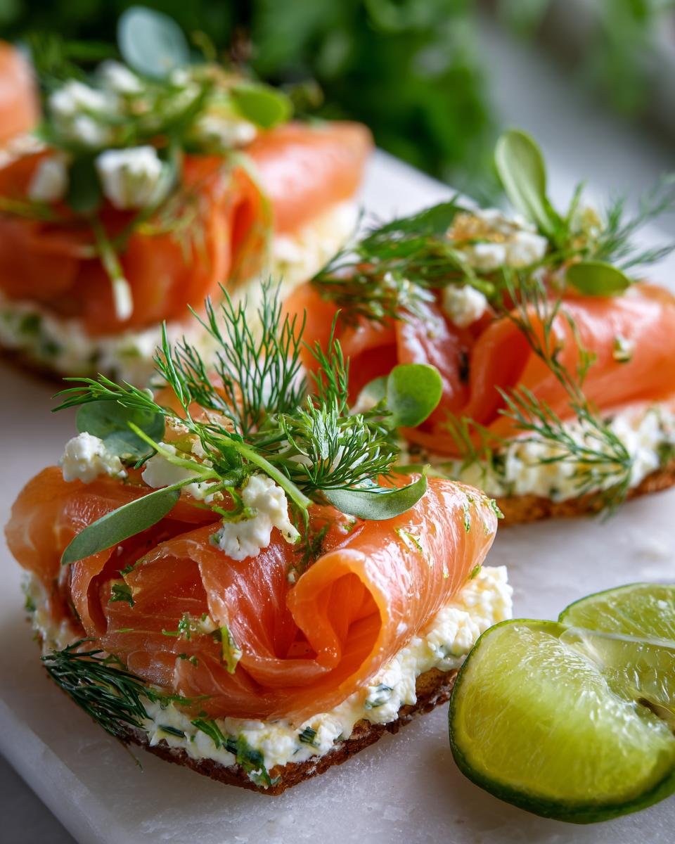Millefeuille de saumon fumé - detail 2