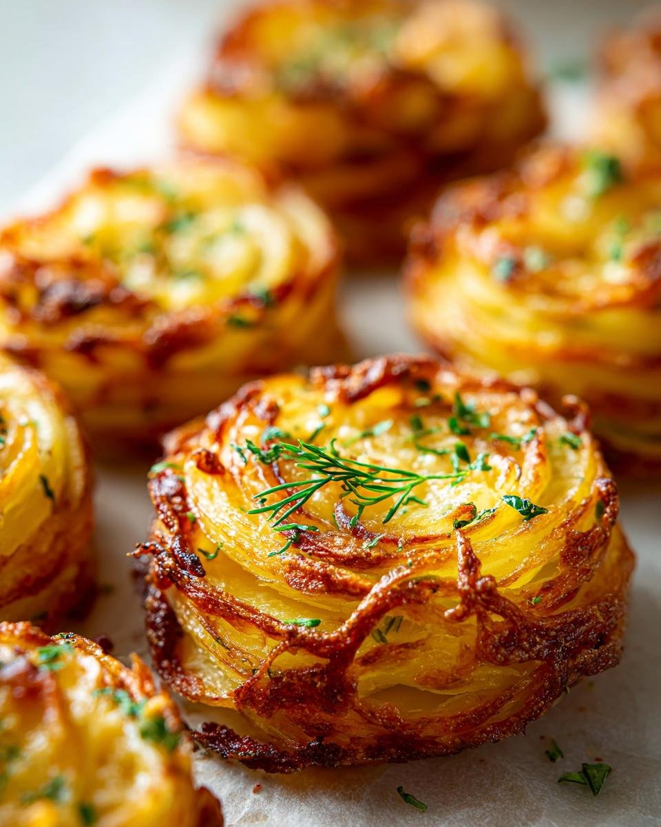 Nids de pommes de terre au four - detail 2