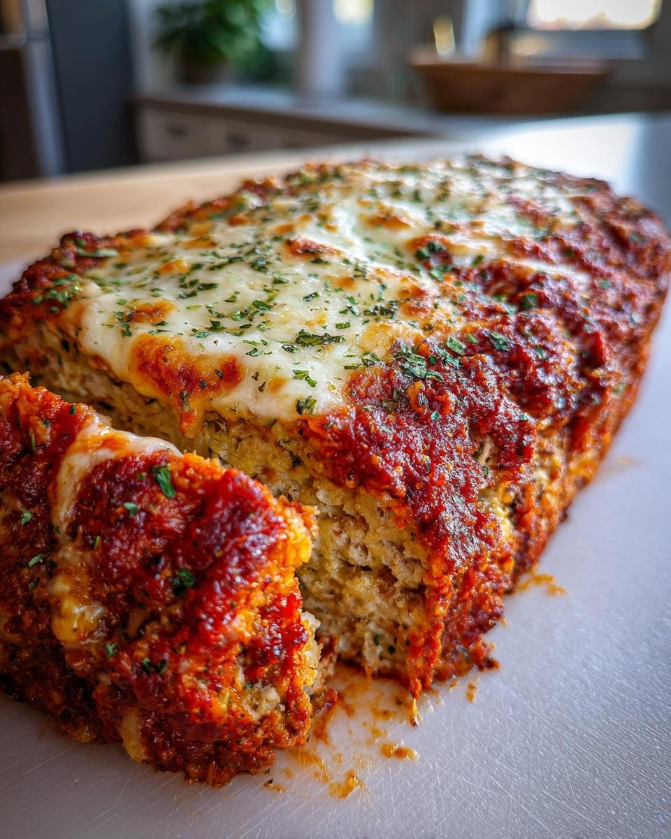 Pain de Viande au Poulet à l'Ail et Parmesan Fondant - detail 1
