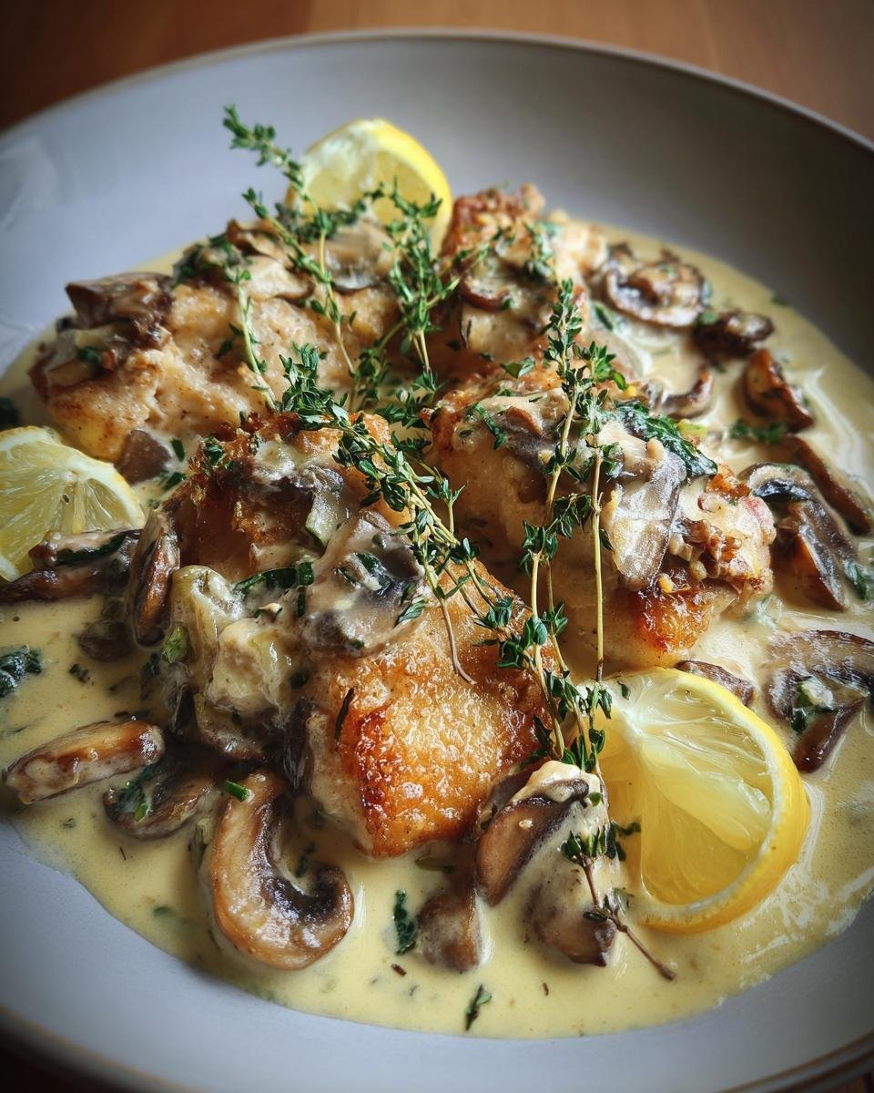 Poêlée de Poisson & Champignons à la Crème - detail 1