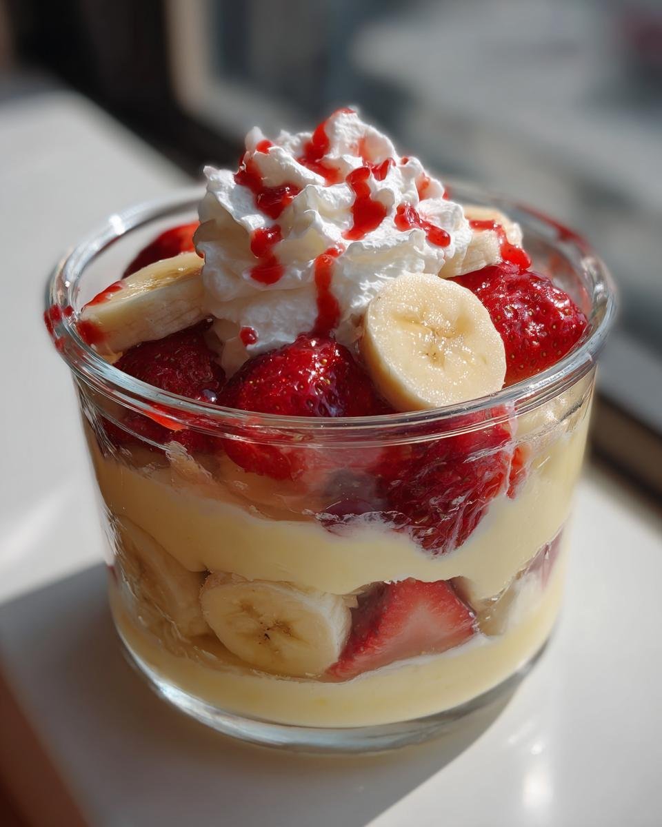 Poudding banane-fraise onctueux - detail 1