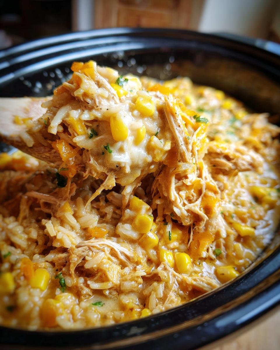 Poulet et riz au fromage à la mijoteuse - detail 2