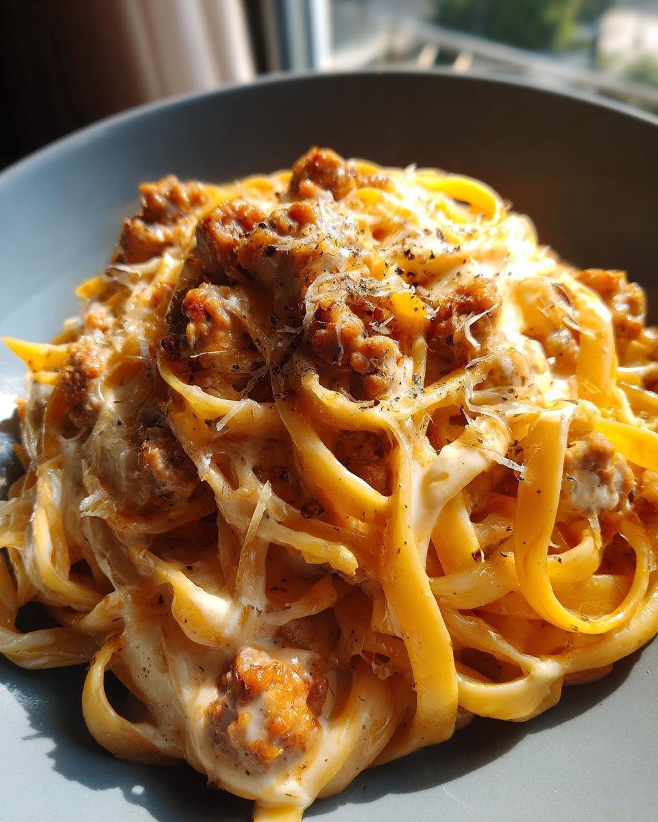 Pâtes à la Saucisse et Béchamel : Une Odyssée Culinaire Exquise - detail 1