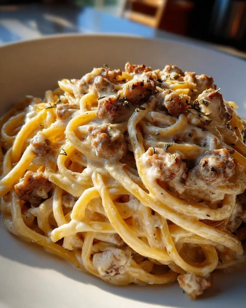 Pâtes à la Saucisse et Béchamel : Une Odyssée Culinaire Exquise