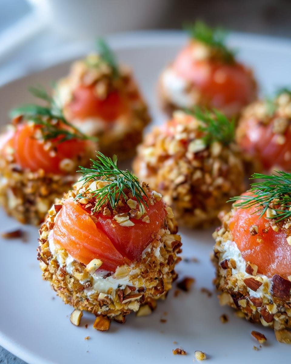 Quelles Boules Festives au Saumon Créer Facilement Pour Fete - detail 1