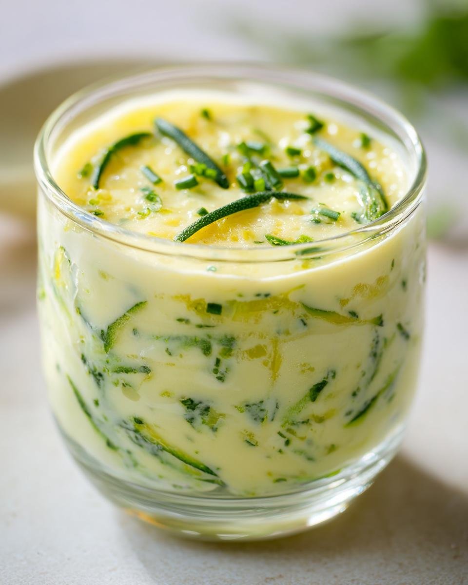 Recette Flan Courgette Express Verrine Si Léger - detail 1