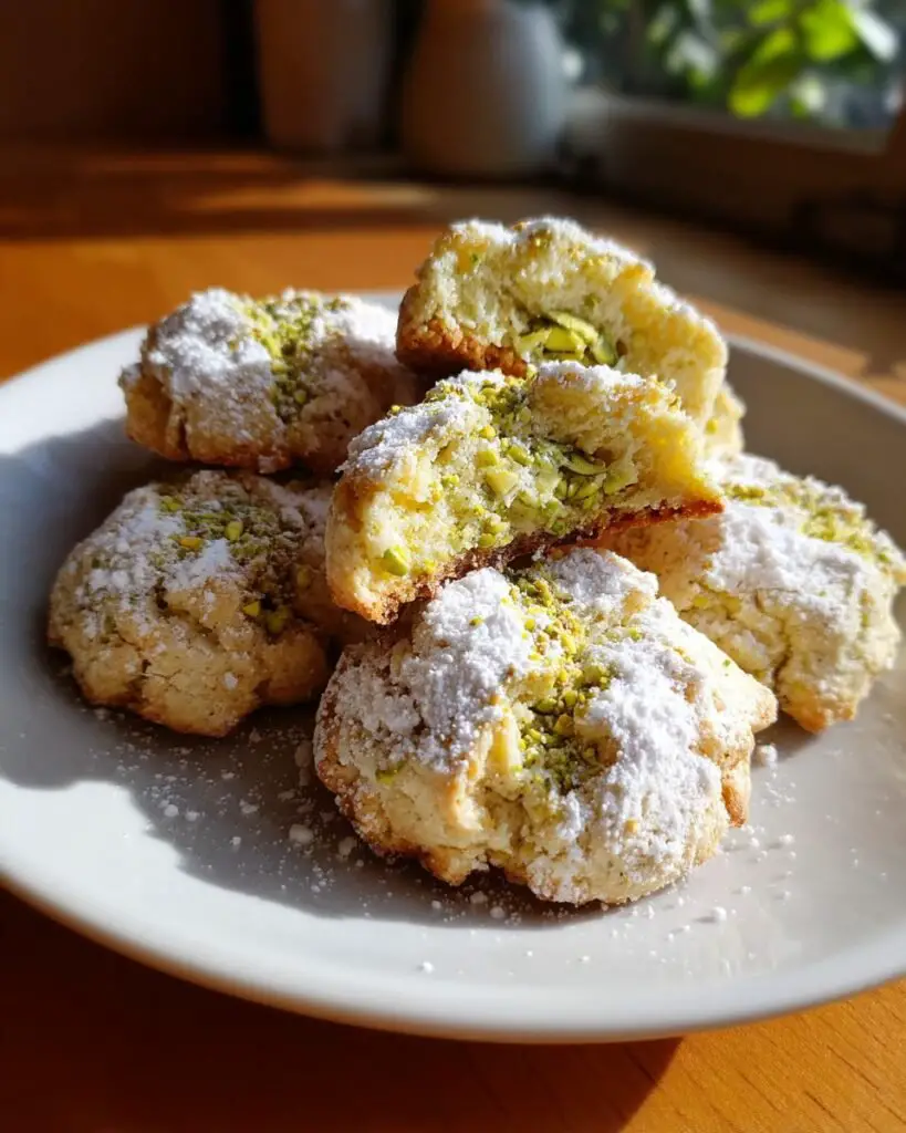 Recette de biscuits italiens à la pistache