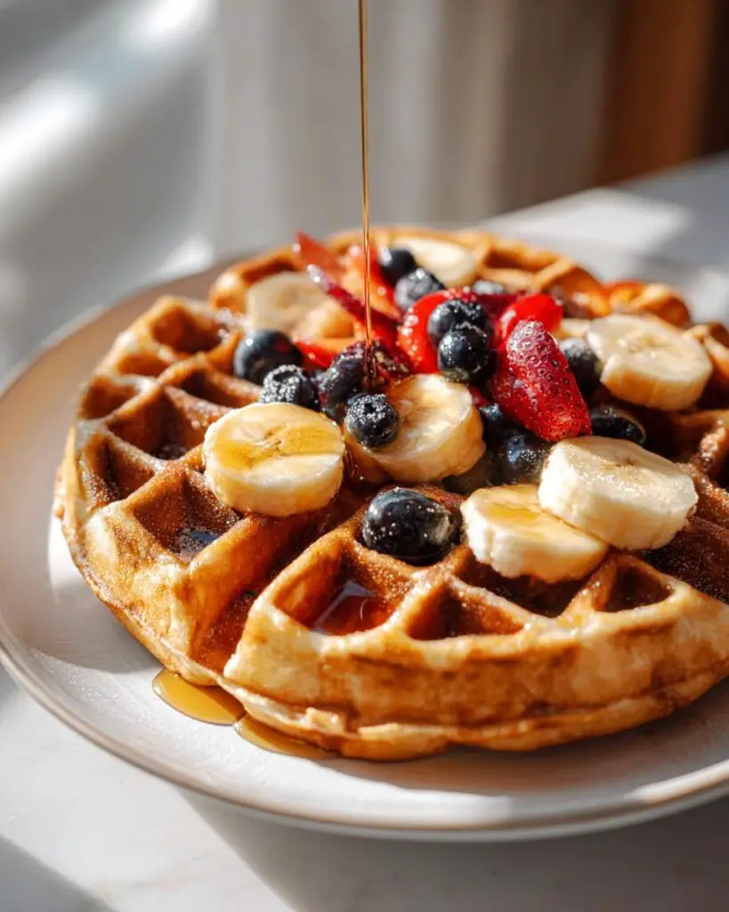 Recette de gaufres saines