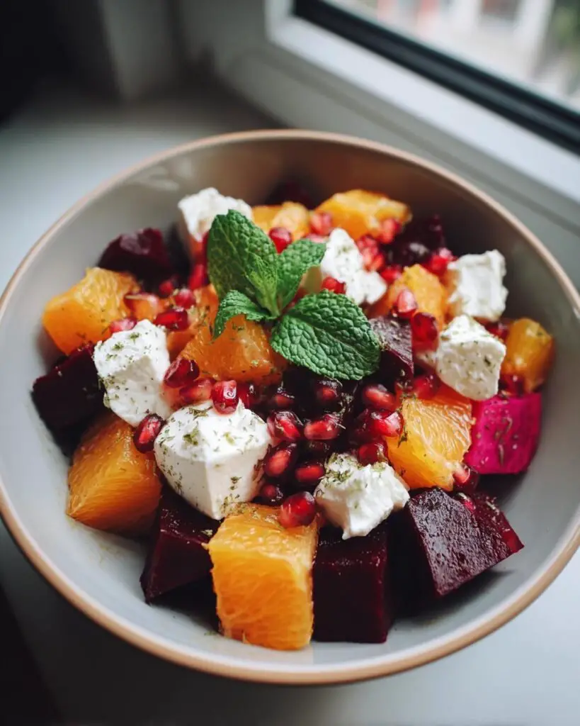 Salade de betterave et orange