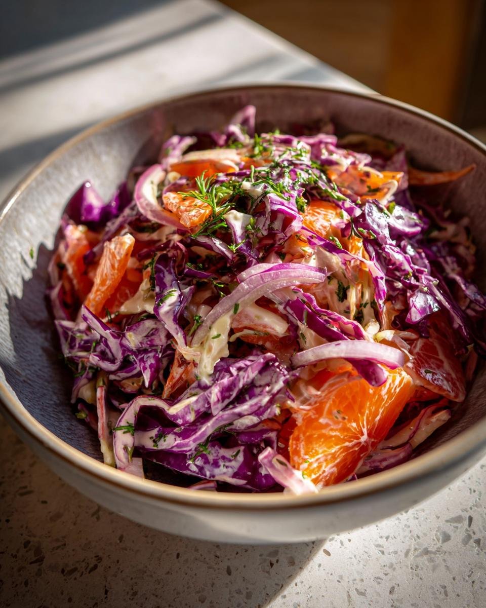 Salade de chou rouge facile - detail 1