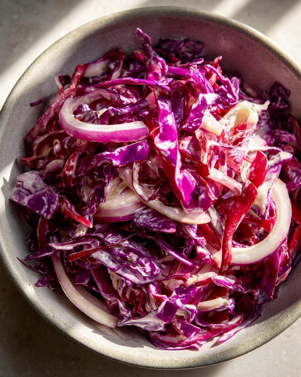 Salade de chou rouge facile - detail 2